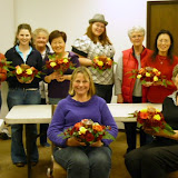Ladies Tea and Flower Arrangement 11/5/09
