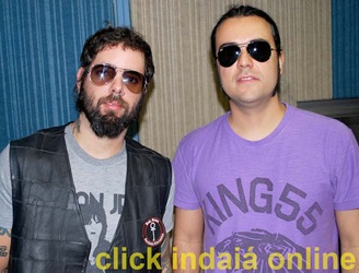 Tico e Renato na Clip FM (Crédito: Maurício Branzani)