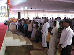 Also children, those who were dedicated in previous years  came forward for prayer....