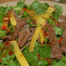 Flank Steak and Mango Salad