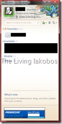 Windows Live Messenger Screenshot