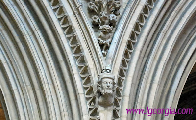 Spot the Lincoln Imp Zoomed - Lincoln Cathedral