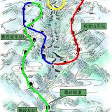 宝成铁路穿山越岭