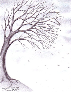 Copacul depresiv – Desene si picturi de Corina Chirila