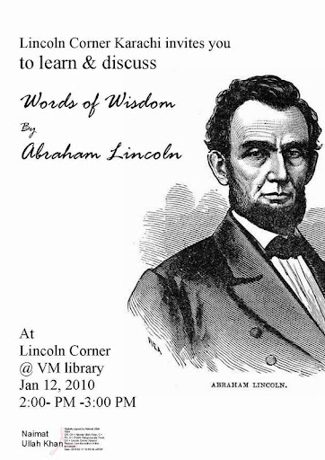 abraham lincoln quotes on education. Wisdom by Abraham Lincoln