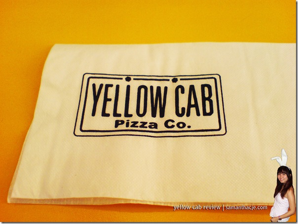 Yellow Cab Pizza tissue