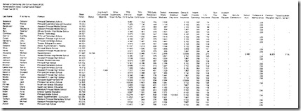 District 100 Administrative salaries