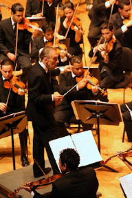 Aniversario 35 años Fesnojiv. SJVSB y Claudio Abbado. Caracas. CASPM.13-02-2010. Foto: Frank Di Polo. Fesnojiv
