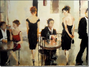 l'arrivee de l'amour 30 x 40