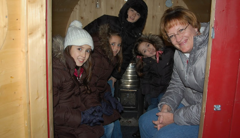 grandma and kids