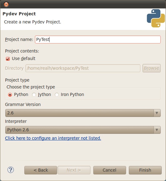 EclipseAndPyDev(Windows)_CreatePyDevProject