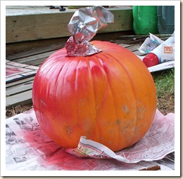 painted pumpkin big