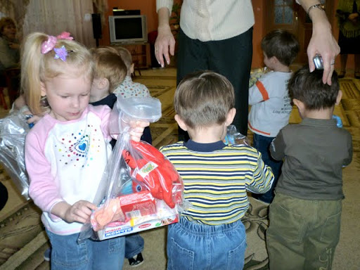 Gift delivery at the Vladimir Orphanage 2010