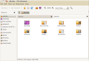 nautilus screenshot ubuntu 10.04