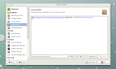 Ubuntu Tweak source editor