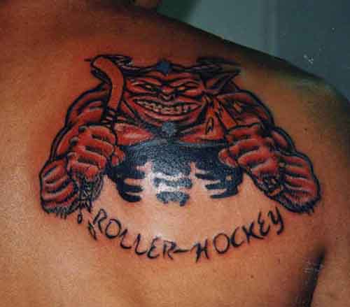 football fans tattoos Rugby fans tattoos Ice hockey fan tattoos National