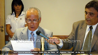 Intendente Carlos De Grandis, Concejal Carlos Marinucci