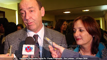 Alvarez y Ciciliani con la prensa local y NUEVAREGION.COM