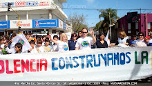 llegando al predio del acto