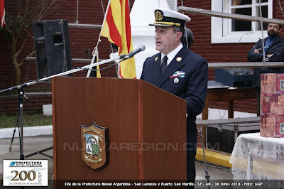 Prefecto Principal Jorge Alejandro Cuello. Acto Bicentenario. PGSM 30/06/2010