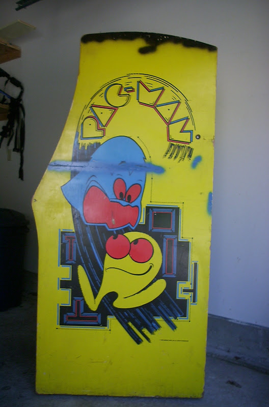 Pac-man Cabinet - Terrible Paint Job