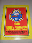 Bally 1980 Parts Catalog for Electronic Pinball Games