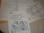 Taito Operation Thunder Bolt Manual and Schematics