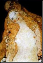 Gustav Klimt - Adão e Eva