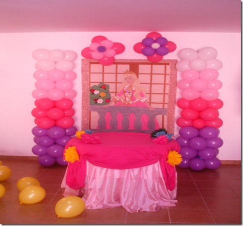 Mesa bolo e painel com baloes 2    