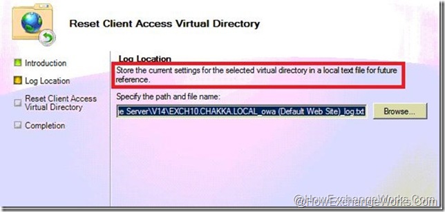 Store current VirD settings in a text file in 2010 sp1