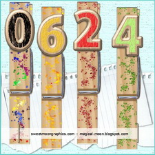 Clothespin Numbers