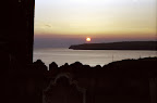 Sunset view from Whitby Abbey, as described in Bram Stoker's 