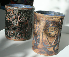 Dia de los muertos          ceramic containers