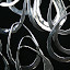 close up view of oval hoops