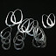 sterling silver oval hoop earrings