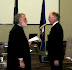 Dan Ellison takes the oath of office and becomes a Helena City Commissioner. MSS