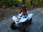 Joshs first solo ATV run!
