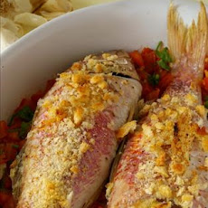 Baked Red Mullet in Corsican Style
