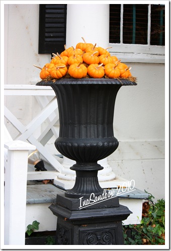 Pumpkin Urn with logo