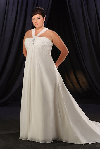 #1909 ; Plus Size Wedding Dress Gown