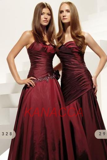 dark red wedding dresses