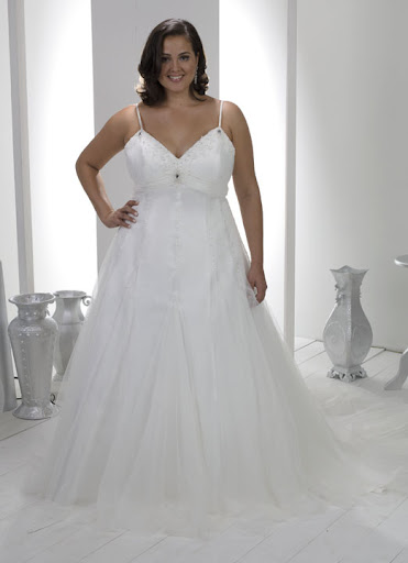 plus Size Halter Wedding Dress