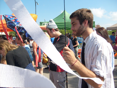 Students at Farmer's Market