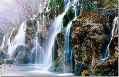 Source of the Cuervo River, Cuenca Province, Spain