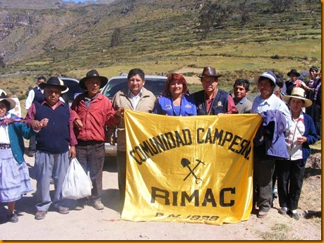 presidente regional nelson chui junto a las comunidades campesinas de huarochirí