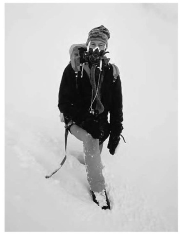 The air pressure on top of Mount Everest, the world's tallest peak, is very low, making breathing difficult. most climbers who attempt to scale Everest thus carry oxygen tanks with them. Shown here is Jim Whittaker, the first American to climb Everest.