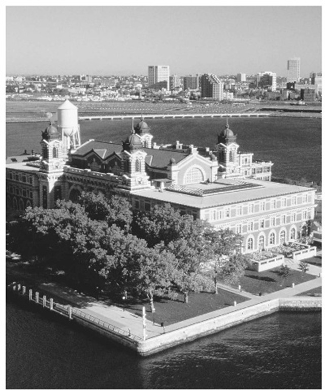 is Island National Monument stands off the shores of Jersey City, New Jersey.