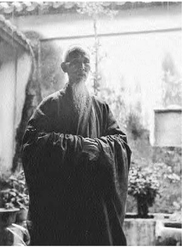 A Chinese Daoist monk, ca. 1955.