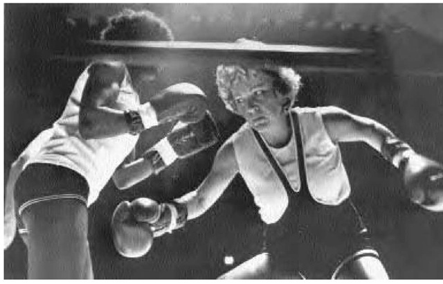 Women boxers in Washington, ca. 1970.