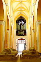 Nef de l'église de Souvigny Photo Nef de l'église de Souvigny Photo